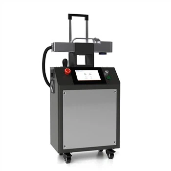 100W bagasjetype fiberlaserrens for fjerning av galvanisert belegg