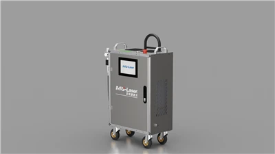 Sølvfarge 200W Bagasjetype Laserrens for metallrengjøring